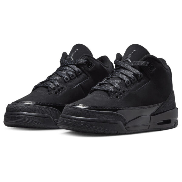 3 Retro (GS) Kids 'Black Cat' - Image 2