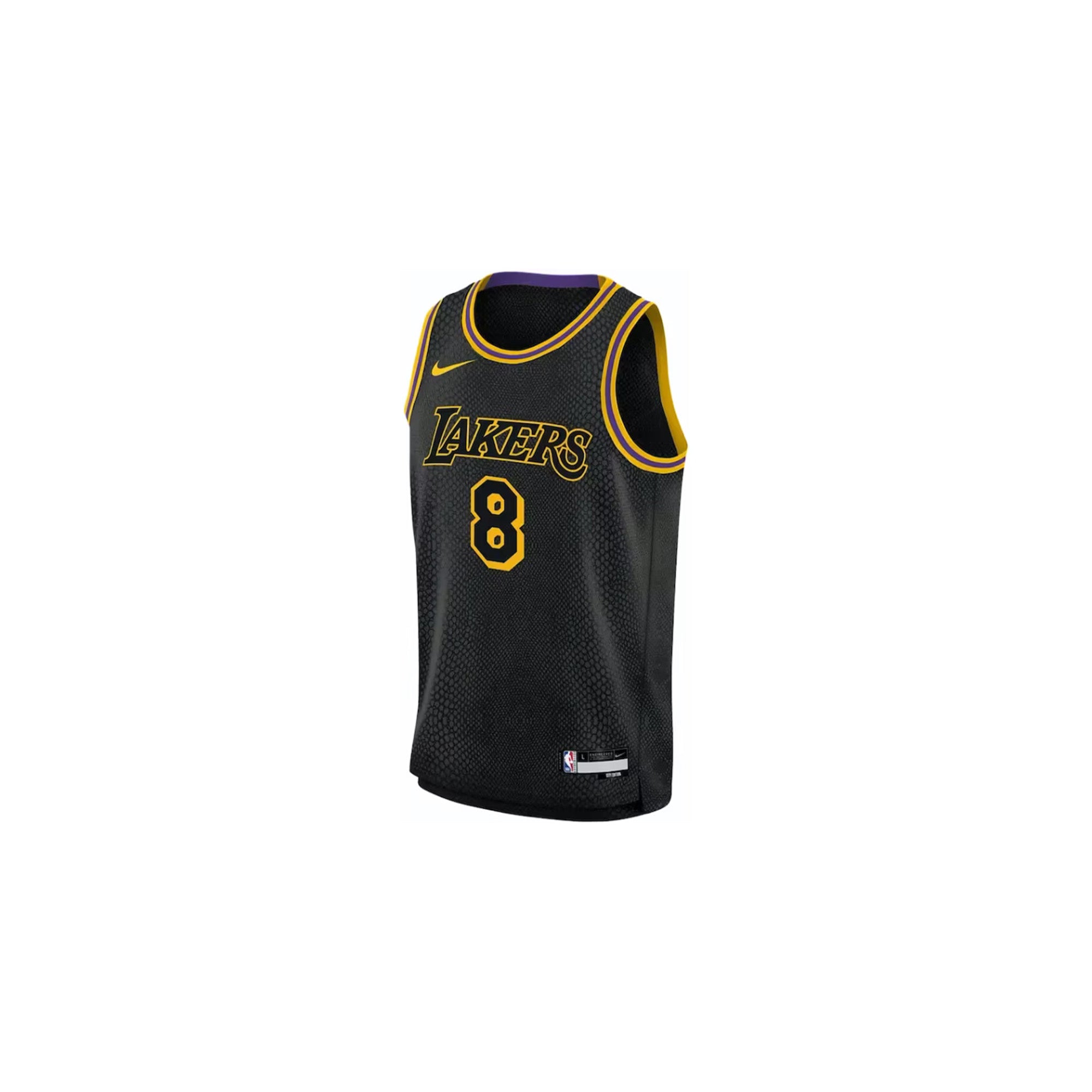 Kobe Mamba Mentality Los Angeles Lakers City Edition Swingman Jersey 'Black' FW23 (2023) - Image 2